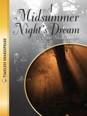 cover image of A Midsummer Night's Dream Paperback Book